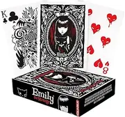 AQUARIUS Emily The Strange Playing Cards – Emily The Strange Themed Deck of Cards for Your Favorite Card Games - Officially Licensed Emily The Strange Merchandise & Collectibles