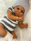 24Inch Jaylan in Soft Cloth Body Lifelike Reborn Toddler Hand painted Hiar Cuddl