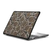 MacBook Pro 13-inch (M1 / M2 / Intel) Impact Case Brown Heart Snake Print