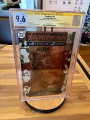 DC Vertigo Sandman 4 CGC 9.6 Signed+Sketch Dringenberg 1st Lucifer Appearance