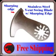 V-cut Swing Cut Oscillating MultiTool Blade For Bosch Dremel Fein Multimaster