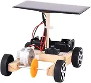 Generic 1Pc DIY Car Building Kit Creative Engineering Stem Project for Educational Fun with Colorful Wooden Model Hands Solar Experiment for Boys