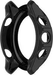 Compatible with Garmin Forerunner 955 Protective Case Cover for Men Women, Smartwatch TPU Protective Case Cover Shell Protector Coverage