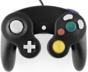 Black Shock Game Controller Pad for Nintendo Gamecube GC Wii NEW
