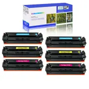 6PK CF401X-403X C/M/Y Toner for HP 201X Color LaserJet M252dw MFP M277dw M277n