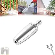 Twin/Triple Turbo Nozzle, Turbos Nozzle Ceramic Core, Triple Turbo Nozzle Pressure Washer, 360° Rotating Turbo Nozzle For Power Washer with 1/4" Quick Connector, Triple Turbo Pressure Washer Nozzle(St