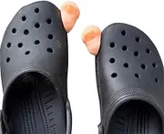 [SpeakerMan] Funny Fake Toes Shoe Charms Compatible with Crocs – Hilarious Novelty Accessories for Costume, Prank, Party, Gag Gifts, Lightweight Hilarious Style Funny Decor for Crocs Lovers, 2.76''x1.3''x0.7