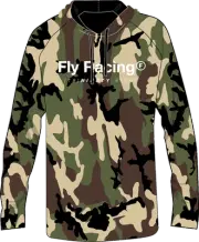 FLY TRADEMARK HOODIE ARMY CAMO SM
