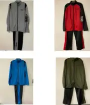 *NWT - AND1 Men's Full Zip Up Tracksuit - Two Piece Set Size S - XL