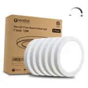 7 Inch Small LED Flush Mount Ceiling Light Dimmable,5000k Daylight Ultra Slim