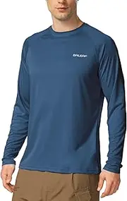 [baleaf] Men's Sun Protection Shirts UV SPF T-Shirts UPF 50+ Long Sleeve Rash Guard Fishing Running Quick Dry