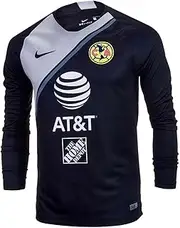 [Nike] 2018/19 Mens Club America Goalkeeper Long Sleeve Jersey Medium Black/Wolf Grey