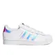 ADIDAS 女 SUPERSTAR J IRIDESCENT 仙杜瑞拉 白彩虹【A-KAY0】【AQ6278】