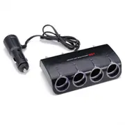 4 Way Car Cigarette Lighter Socket Splitter Charger 120W