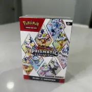 Pokémon Scarlet Violet Prismatic Evolutions Booster Bundle 6 Packs Sealed