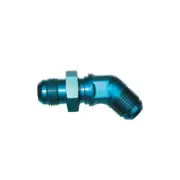 -3an Blk 45 Degree Bulkhead Flare