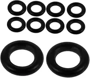 10pcs Stem Seal Kit Oil Return Valves Rubber Rings Valve Stem Rubber Sealing Ring Kit Valve Stem Parts Valve Stem Sealing Ring Oil Rubber Seals Rubber Ring Replacement
