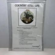 Country Still Life Applique Quilt Pattern 18" Round Picture