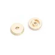 Upgraded Brass Counterweight Hex Adapter for Land Rover Camel FMS FCX24M 1/24 RC Cars Vehicles Models Spare Parts