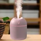 Ultrasonic Air Humidifier Aroma Sprayer USB Essential Oil Diffuser (Pink)