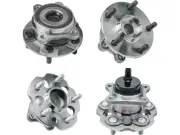 Front and Rear Wheel Hub Assembly Set For 12-18 Toyota Prius V Three Two VN49D4 (for: Toyota)