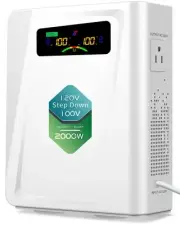 ZHENGXI Step Down Transformer 120v to 100v Voltage Converter 2000W, No 2000W