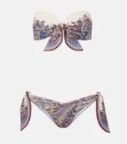 [Zimmermann] Zimmermann Ottie paisley bikini AU 16 purple