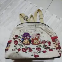 在飛比找蝦皮購物優惠-越南刺繡貓頭鷹後背包