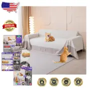 Elegant Anti-Scratch Cat Furniture Protector - 134"x91" Waterproof Sofa Cover