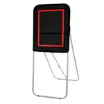 VEVOR Folding Lacrosse Rebounder for Backyard, 3x4 Ft Volleyball Bounce Back Net, Pitchback Throwback Baseball Softball Return Training Screen, Adjust