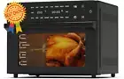 30L Digital Air Fryer Oven - Multi-Function w/ Rotisserie, Rack, Basket & Baking