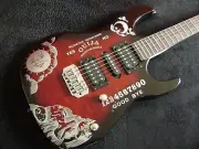 Set Stickers Ouija Hammett Guitar Body Silver