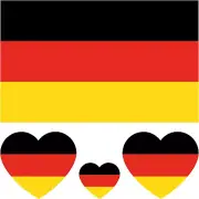 10 Sheets Germany Flag 2022 World Cup Temporary Face Tattoos Stickers，40 Pcs ...