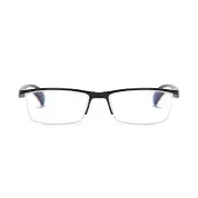 1 PK Mens Half Frame Spring Hinge Reading Glasses Blue Light Blocking Readers