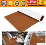 240cmx90cm Marine Flooring Faux Teak EVA Foam Boat Yacht Decking Sheet BROWN