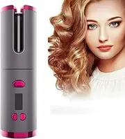Cordless Auto Rotating Hair Curler Hair Waver Curling Iron Wireless LCD Ceramic