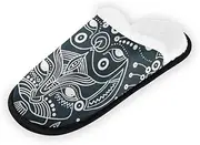 Slippers Pineapple Casual House Shoes Plush Lining Comfort Warm Coral Fleece Home Slippers for Hotel Travel Indoor Outdoor Spa