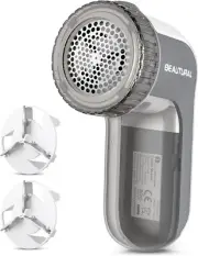 Fabric Shaver and Lint Remover,Sweater Defuzzer with 2-Speeds,Steel Blades