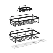 Shower Caddy Shelf Organizer Rack Storage Holder Wall Mounted 3 Packs