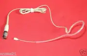 Full Beige Headset Microphone for Audio-Technica ATW series Wireless Mic System