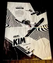 CHLOE KIM RARE SI FOR KIDS POSTER 2022 USA Snowboarding STEPH CURRY Poster