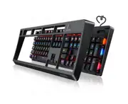 K54 104 Keys Blue Switches Wired USB Keyboards Programmable Gaming Removable Keyboard for PC Gamer Computer Desktop