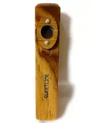 Sweet Lime Professional Wooden Kazoo by The Kazoo Guru (with 4 extra membranes)
