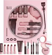 Beginners Makeup Kit - 9X Complete Makeup Waterproof Cosmetic Kit | Daily Makeup Cosmetics Women Face Make-up Powder Lipsticks for Traveling, Photography