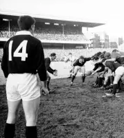 Scotland's David Rollo Flips The Ball Back 1968 OLD RUGBY PHOTO