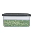 Tupperware Modular Mates Super Oval Storage #2 Container (7½ cup) Black New