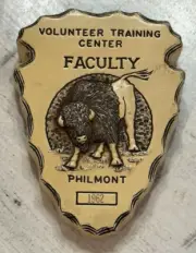 PHILMONT VOLUTEER TRAINING CENTER FACULTY 1962 Paperweight