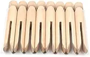 Wood Clothes Pins Pegs Old School 50 Count Round Clothespins Weather Peg Dolls Traditional Peg