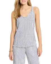 Nic+Zoe Pin Stripe Gauze Tank Top P/L