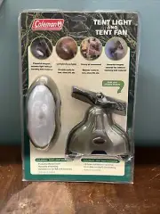 Set Of Coleman Tent / Fan Combo Kit - Vintage Sealed Coleman.